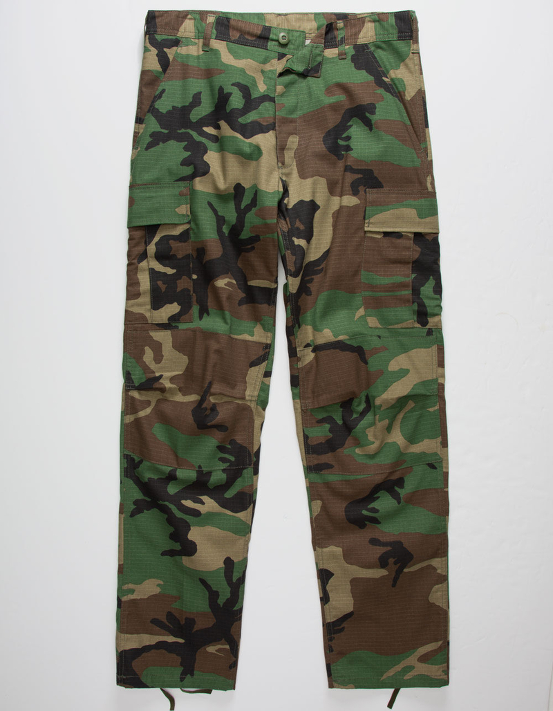 ROTHCO Battle Dress Uniform Camo Mens Cargo Pants image number 0