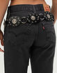 Flower Grommet Wrap Belt image number 7
