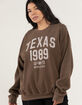 FULL TILT Texas 1989 Womens Crewneck Sweatshirt image number 1
