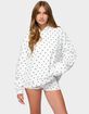 EDIKTED Chelsie Polka Dot Hoodie image number 1