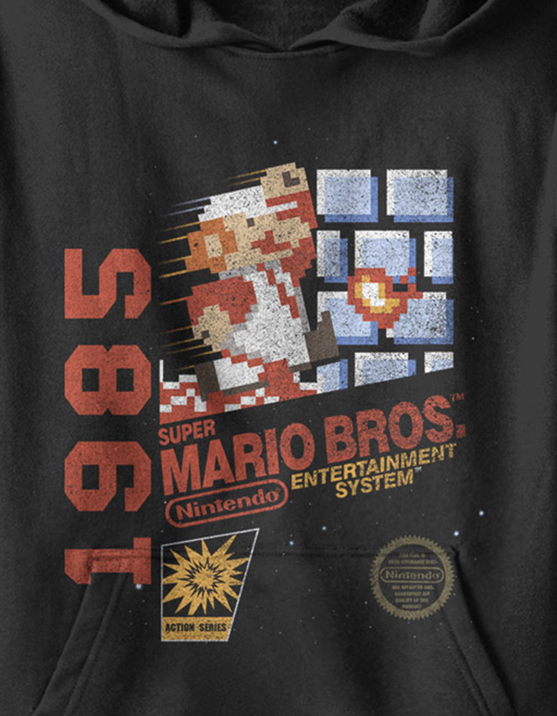 MARIO 1985 Vintage Unisex Kids Hoodie image number 1