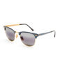 RAY-BAN Clubmaster Metal Gray & Gray Gradient Mirror Polarized Sunglasses image number 1