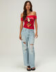 ED HARDY Womens Off The Shoulder Top image number 4
