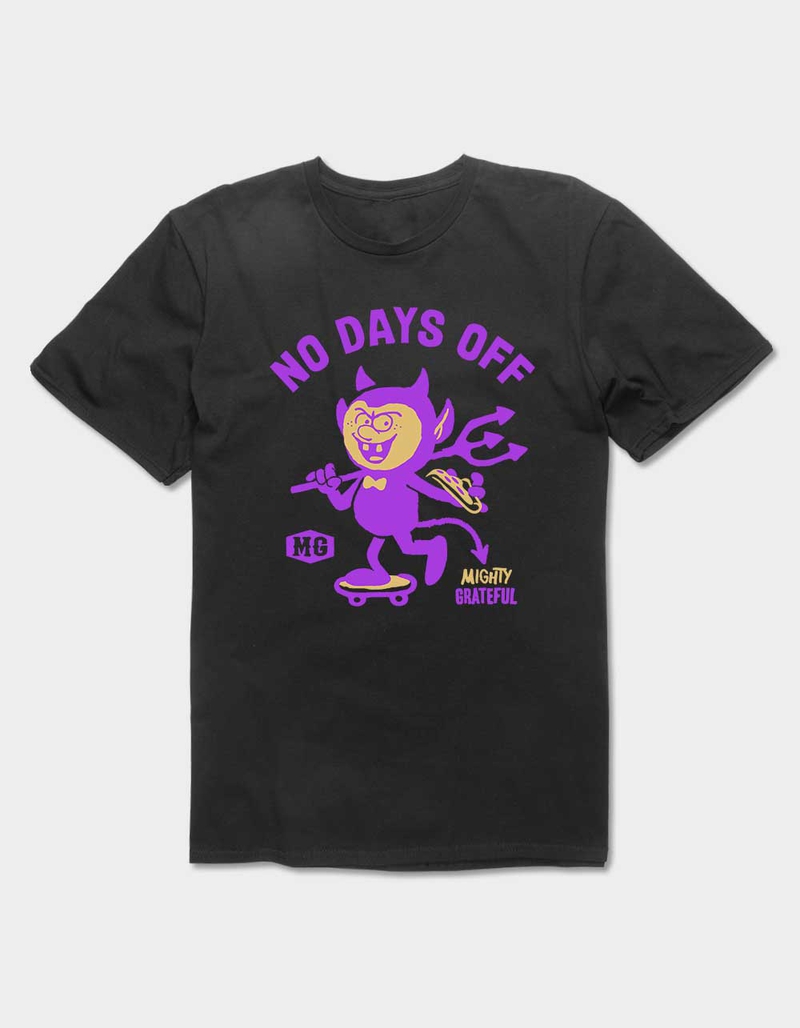MIGHTY GRATEFUL No Days Off Unisex Tee image number 0