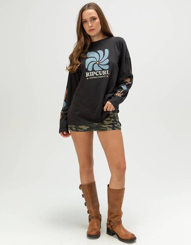 RIP CURL Coast Womens Oversized Long Sleeve Tee image number 1
