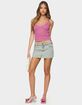 EDIKTED Frankey Sparkly Textured Knit Tank Top image number 5