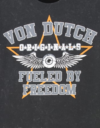 VON DUTCH Originals Mens Ringer Tee Alternative Image