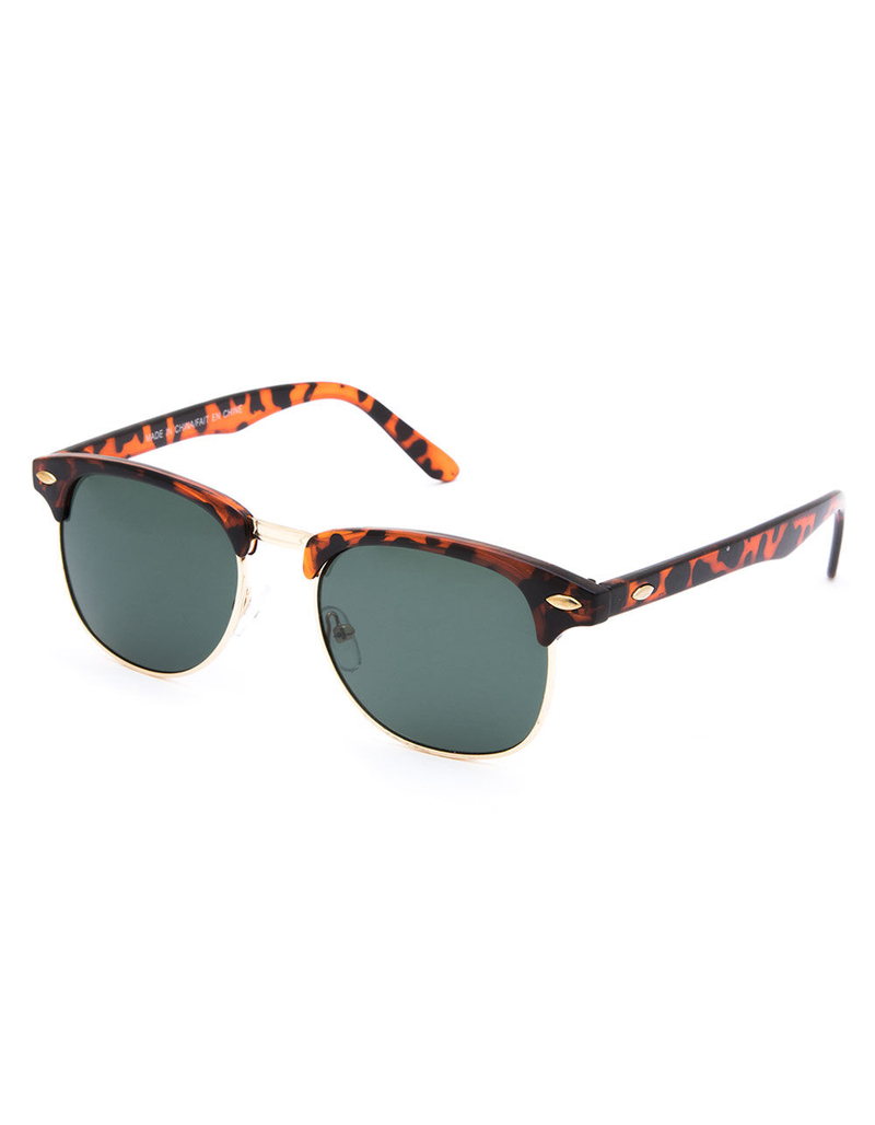 BLUE CROWN Gio Clubmaster Tortoise Kids Sunglasses image number 0