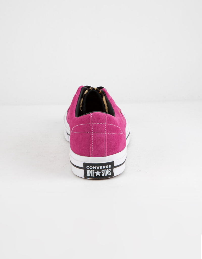 CONVERSE One Star OX Active Fuchsia & White Shoes image number 4