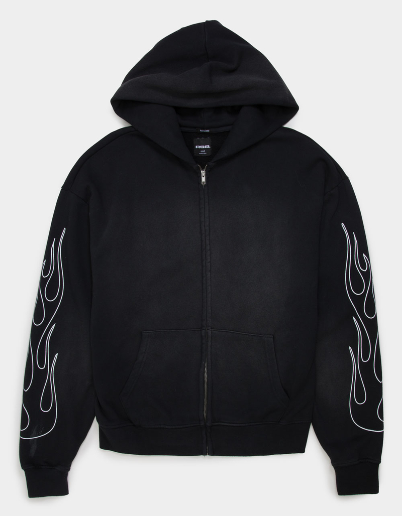 RSQ Mens Oversized Zip-Up Hoodie image number 0