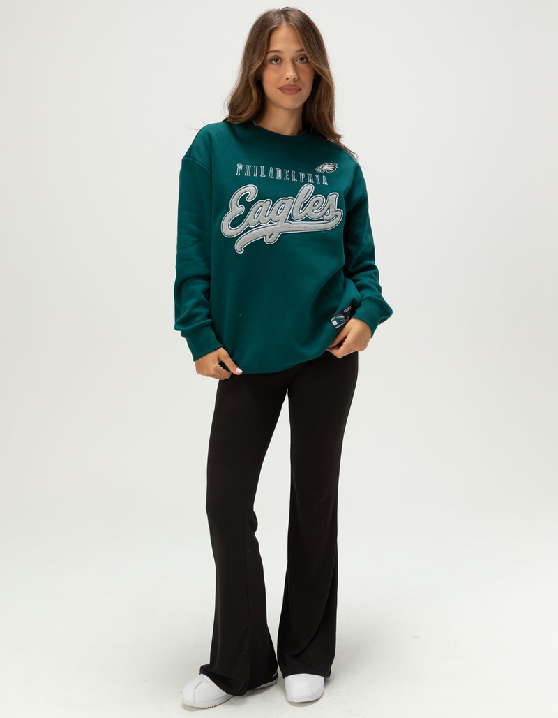PHILADELPHIA EAGLES Script Womens Crewneck Sweatshirt image number 1