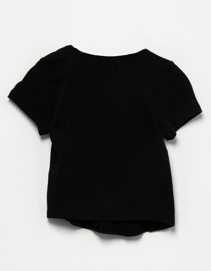 RSQ Girls Solid Scoop Neck Corset Top image number 1