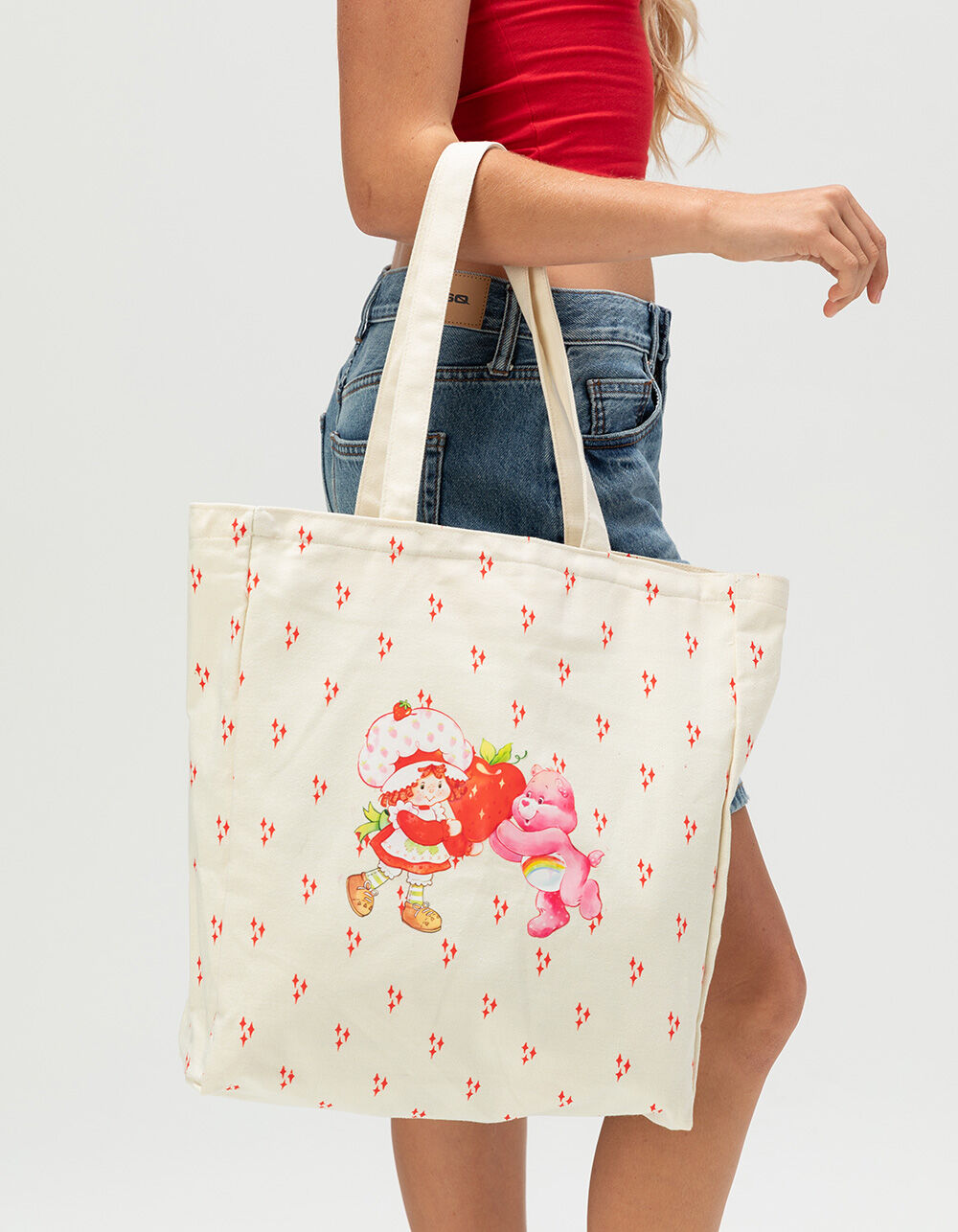 STRAWBERRY SHORTCAKE x Care Bears Tote Bag - MULTI - ONE SIZE | Tillys