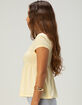 RSQ Womens Henley Babydoll Top image number 3