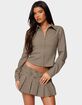 EDIKTED Lockette Plaid Jacket image number 1