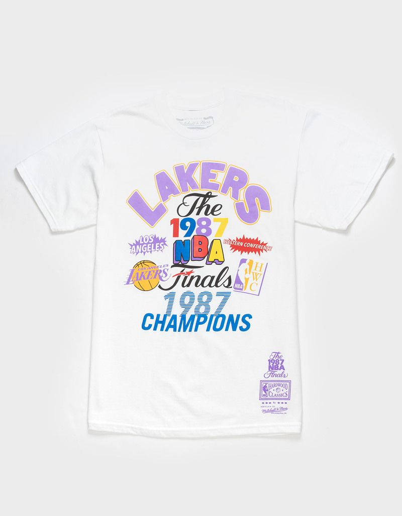 MITCHELL & NESS Los Angeles Lakers 1987 NBA Finals Mens Tee image number 0
