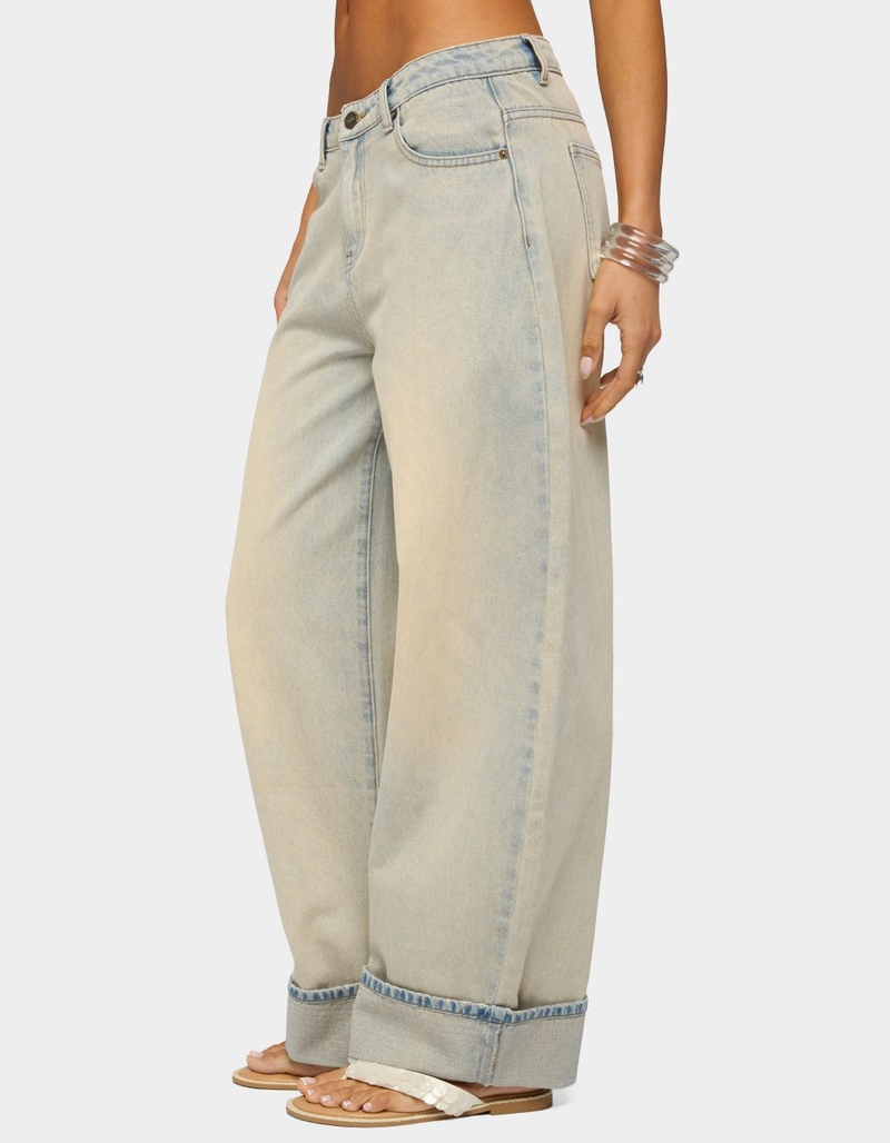 EDIKTED Kella Low Rise Baggy Jeans image number 1