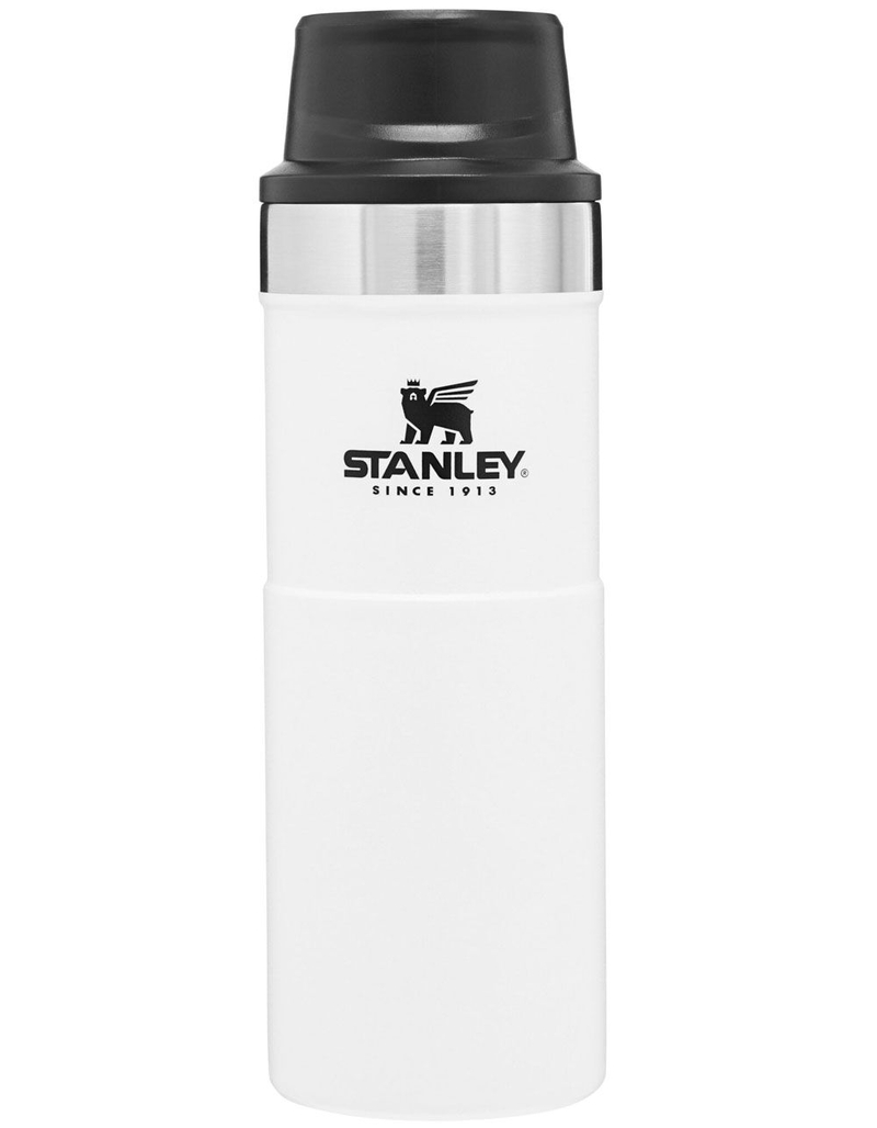 STANLEY White 16oz Classic Trigger-Action Travel Mug image number 0