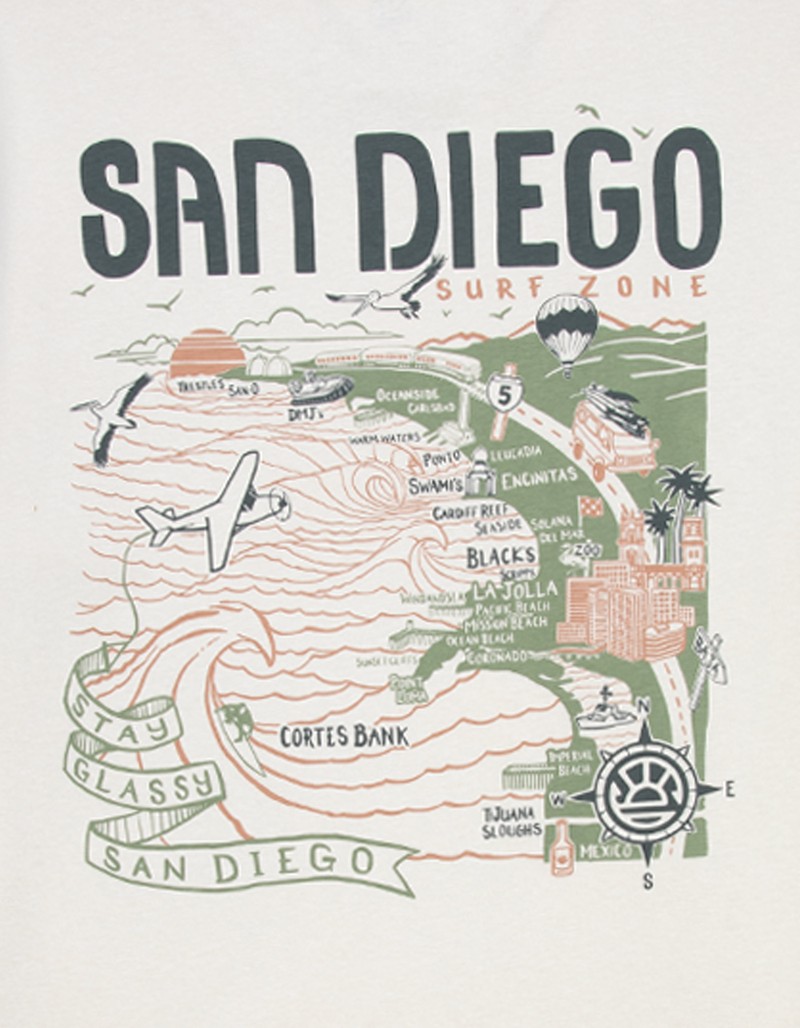 DISTANT LOCAL San Diego Mens Tee image number 2