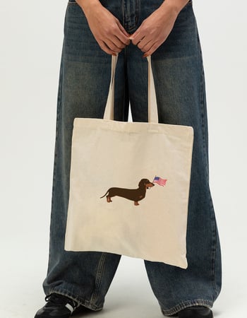 DACHSHUND Flag Tote Bag Primary Image