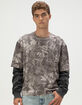RSQ Mens Long Sleeve Boxy 2fer Tee image number 1