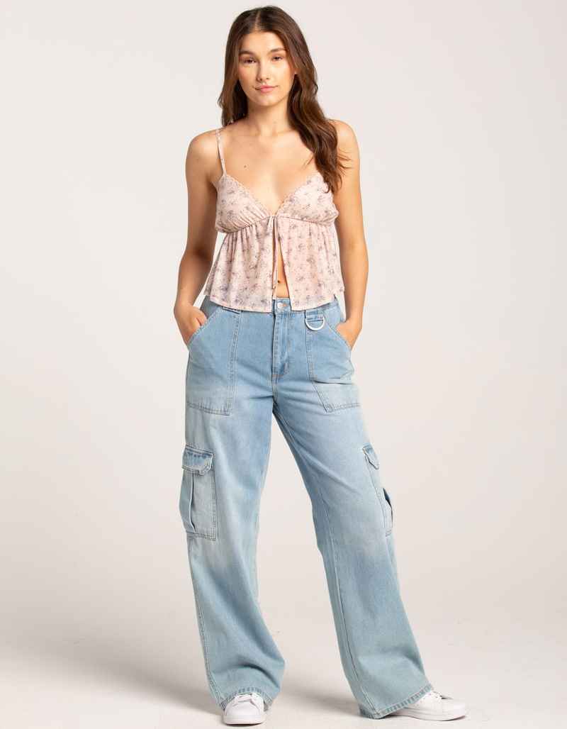 RSQ Womens Flyaway Mesh Cami image number 3