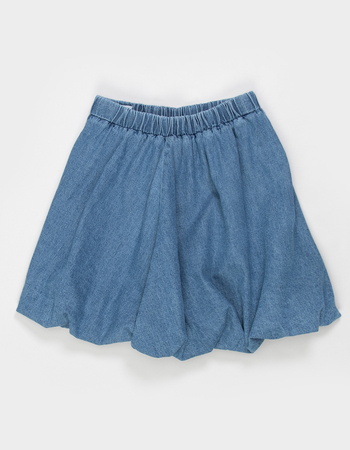 VERO MODA Girls Mid Rise Balloon Denim Skirt Primary Image