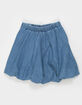 VERO MODA Girls Mid Rise Balloon Denim Skirt image number 1