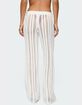 EDIKTED Echo Ladder Knit Pants image number 5