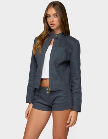 EDIKTED Kayra Moto Jacket Alternative Image