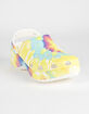 CROCS Classic Platform Tie Dye Graphic Womens Clogs image number 1