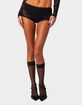 EDIKTED Estella Sheer Lace Micro Shorts image number 1