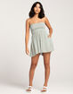 RSQ Womens Strapless Smock Romper image number 5