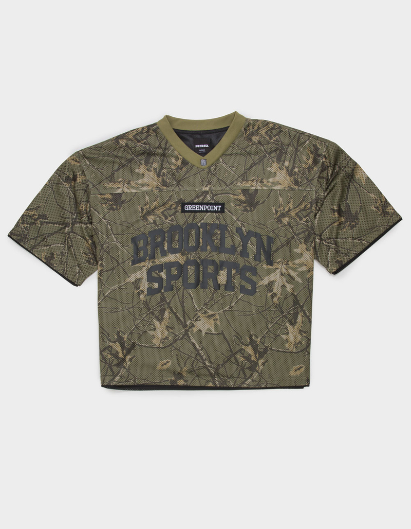 RSQ Mens Baggy Crop Mesh Jersey image number 2