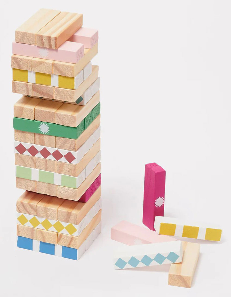 SUNNYLIFE Travel Jumbling Tower Game image number 3