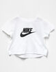 NIKE Futura Girls Crop Tee image number 1