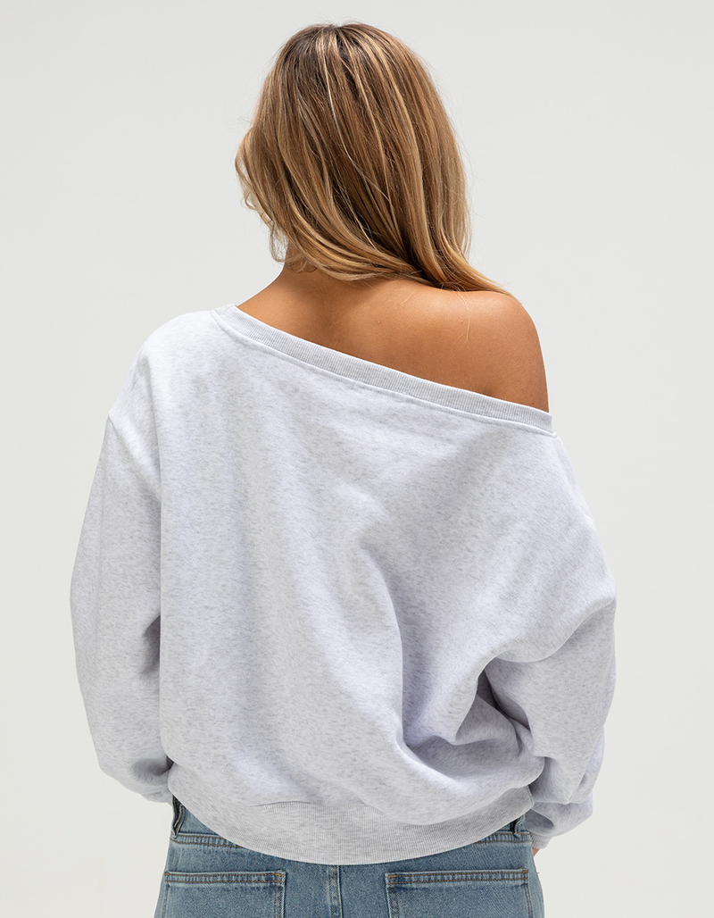 RSQ Womens 26 Off The Shoulder Sweatshirt image number 2