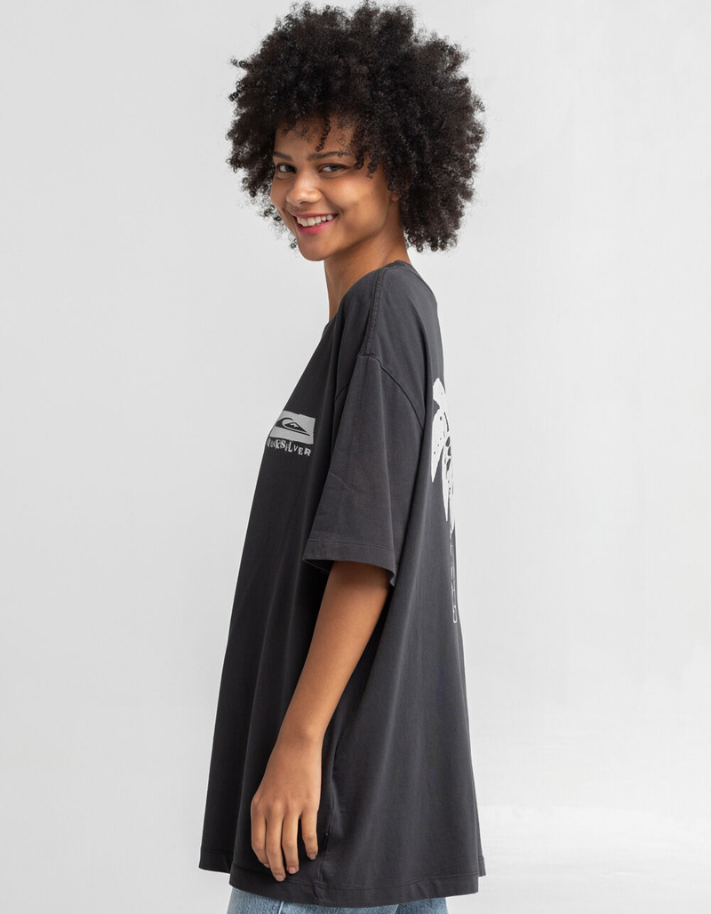 QUIKSILVER No Fun Womens Oversized Tee image number 2