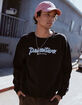 PRIMITIVE League Script Mens Crewneck Sweatshirt image number 1