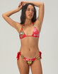 ED HARDY Link Tie Side Cheeky Bikini Bottoms image number 1