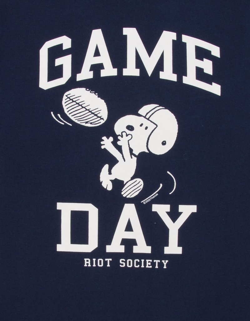 RIOT SOCIETY x Peanuts Game Day Mens Tee image number 2