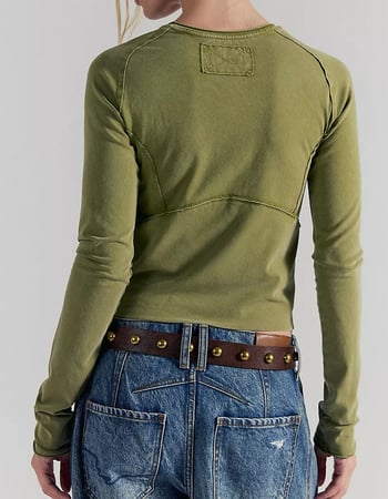 FREE PEOPLE Protagonist Womens Long Sleeve Tee Alternative Image