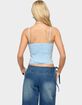 EDIKTED Kerah Ruffle Button Tank Top image number 3