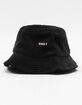 OBEY Bold Corduroy Black Bucket Hat image number 1