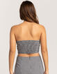 FULL TILT Gingham Womens Tube Top image number 4