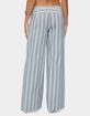EDIKTED Chera Striped Wide Leg Pants image number 3