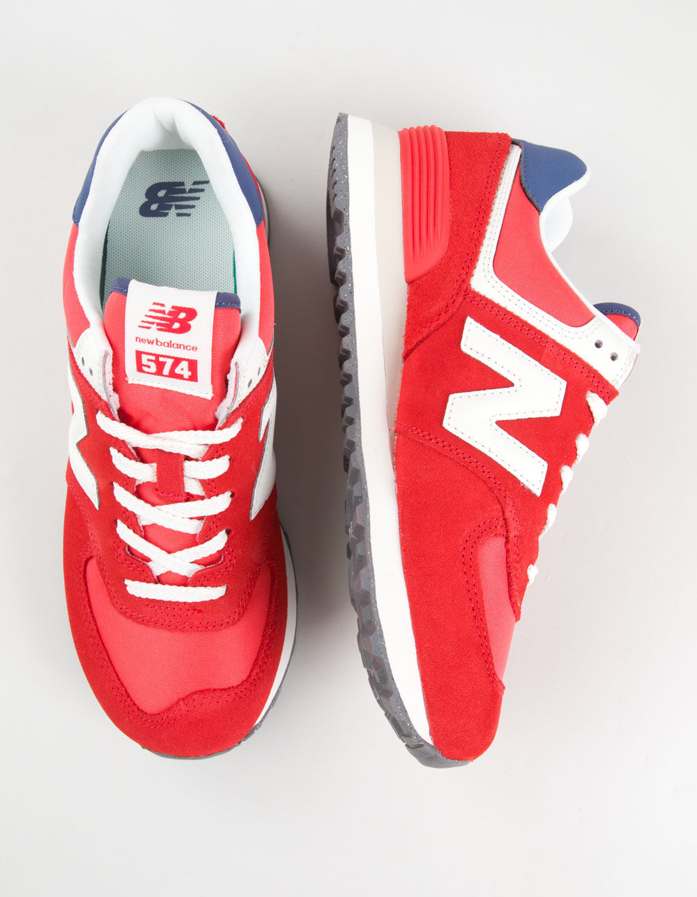 NEW BALANCE 574 Womens Shoes - RED/WHITE | Tillys