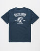 SALTY CREW Bucketmouth Navy Boys T-Shirt image number 1
