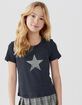 FULL TILT Foil Star Girls Baby Tee image number 1