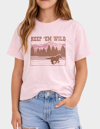 PRINCE PETER Keep Em Wild Girls Tee Primary Image